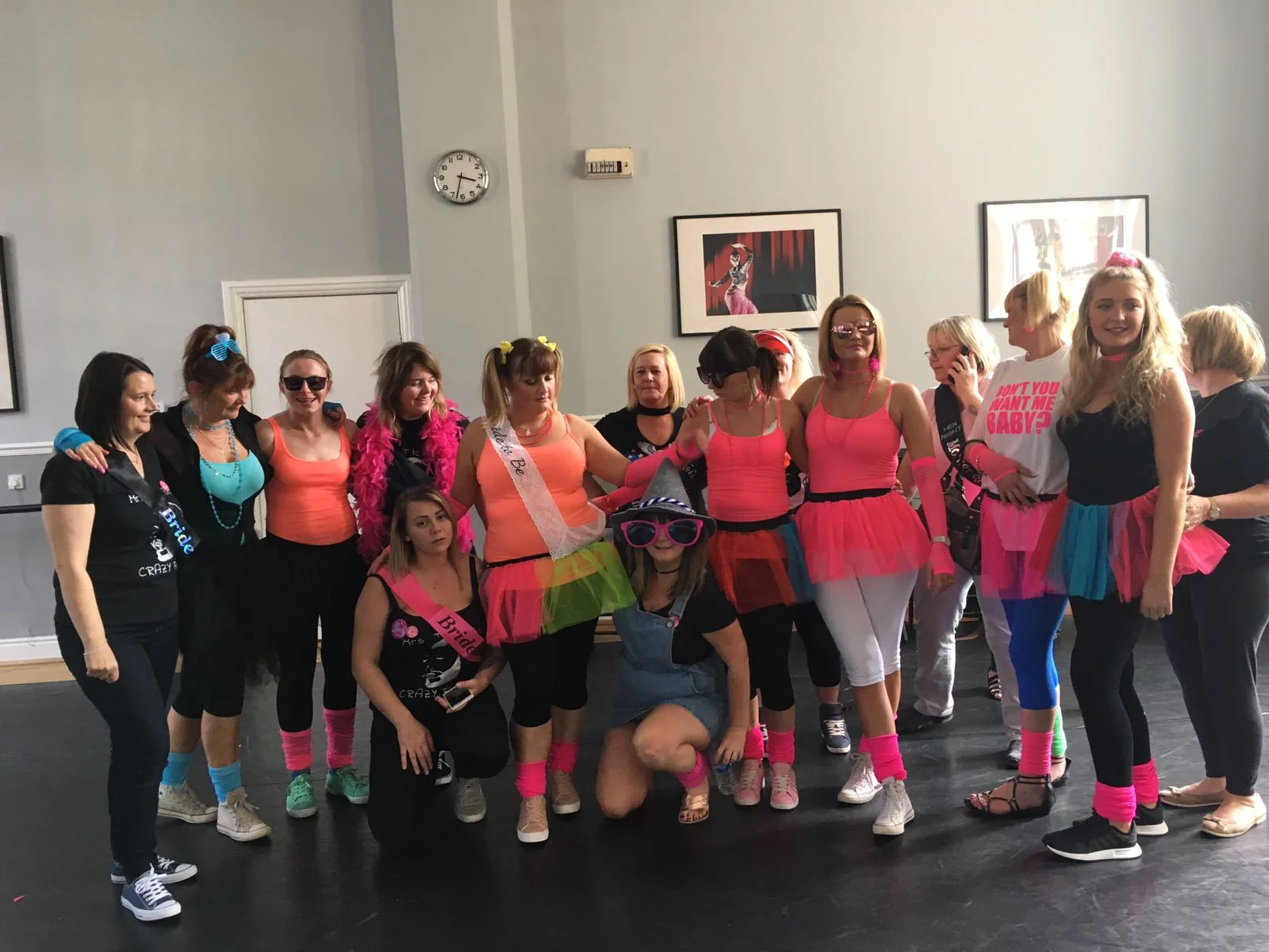 Barbie hen party dance class in Oxford