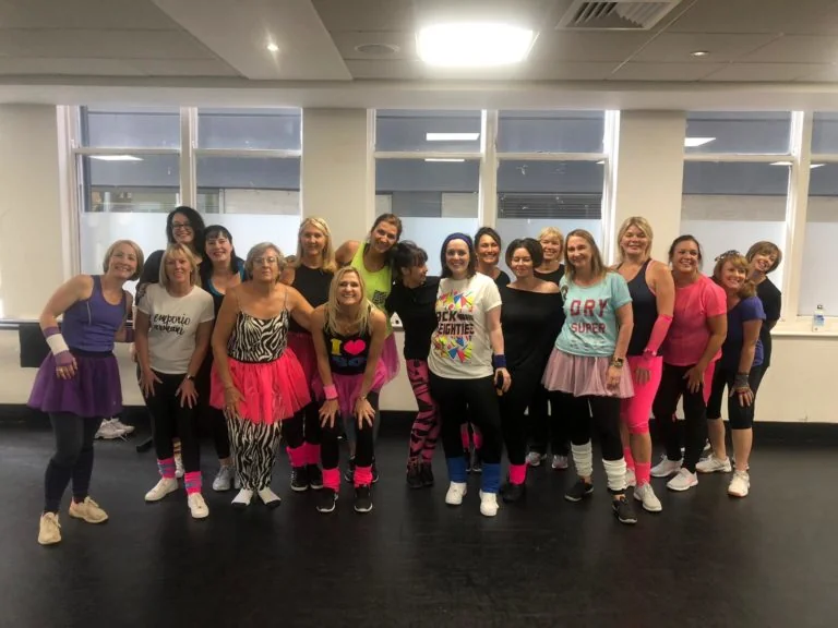Flash Dance hen party dance class in Oxford